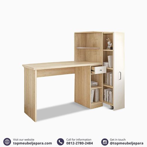 Meja Kerja dengan Lemari dan Laci Serbaguna - Image 6