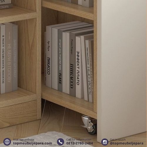 Meja Kerja dengan Lemari dan Laci Serbaguna - Image 4