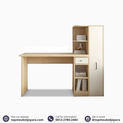 Meja Kerja dengan Lemari dan Laci Serbaguna - Image 2